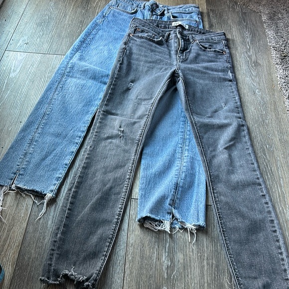 2 pair different size Zara jeans size 4 & 6 - Picture 1 of 9